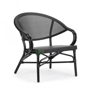 Wholesale Modern Restaurant Aluminum Outdoor Stackable Fabric Dining Chair