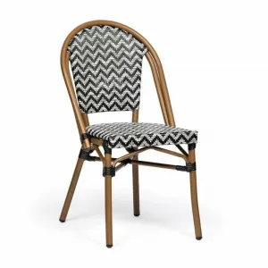 Gray Contemporary Outdoor Comfortable Fabric Dining Chairs