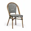 Garden Outdoor Patio Restaurant Metal Waterproof Mesh Textileine Fabric Dining Chair