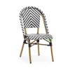 Stacking French Cafe Metal Rattan Outdoor Bistro Chair for Restaurant Dining Furniture