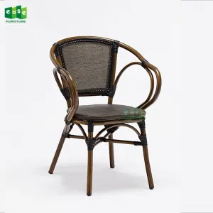 Outdoor Stackable All Fabric Dining Room Arm Chairs