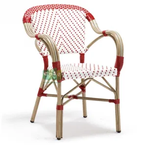 Paris Outdoor Garden Dining French Bistro Chair Restaurant Rattan Furniture Manufacturers