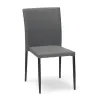 Metal Legs Full Upholstered Fabric Dining Chairs for Outdoor Restaurant