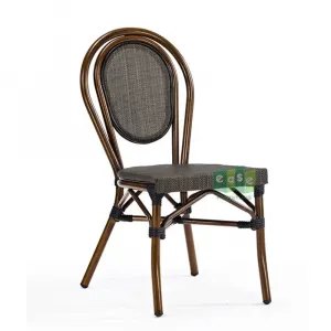 Modern Textile Mesh Fabric Outdoor Chair Garden Dining Furniture