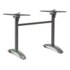 Modern Outdoor Restaurant Folding Aluminum Metal Dining Table Base