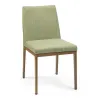 Green Upholstered Dining Room Chairs for Outdoor Restaurant Table