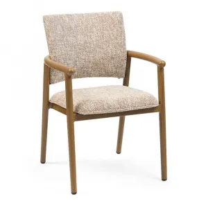 Contemporary Designer Upholstered Dining Room Table Chairs with Arms