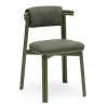 Outdoor Green Restaurant Upholstered Furniture Dining Room Chairs