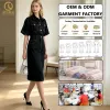 2026 Women Vestidos Casual Summer Shirt Dresses Elegant Short Sleeve Jeans Dress Blue Denim Dress for Ladies Ropa De Mujer