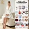 Asymmetric Cotton Mini Dress With Digital Printing Custom Clothing Apparel Design Service Women Casual Dress