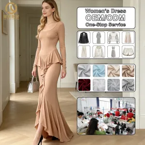 Elegant Ruffles Floral Print Long Maxi Skirt Suit for Women Custom Wholesaler for Formal Occasions French Neck Casual Summer