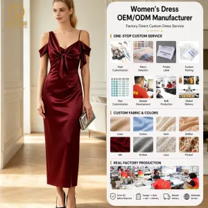 High End Elegant Womens Dress Short Sleeve Maxi Dress with V-Neck Polyester Woven Eco-Friendly A-Line Silhouette