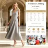 High-End Minimalist Light Gray Waist Knitted Dress Eco-Friendly Breathable Washable Anti-Static Anti-Wrinkle Square OEM Service