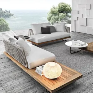 Foshan European Style Sofa Set Living Room Modern Home Garden Sofas Outdoor Furniture Luxury Outdoor Sofa Sets
