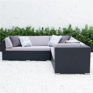 All Weather Outdoor Rattan Sofa Set for Garden All Seasons Patio Furniture Foshan Factory