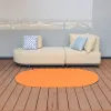 Customized Fiber Wear-resistant Non-slip Waterproof UV-resistant Hand-woven Carpet Rug Floor Mat for Outdoor Garden