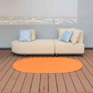 Customized Fiber Wear-resistant Non-slip Waterproof UV-resistant Hand-woven Carpet Rug Floor Mat for Outdoor Garden