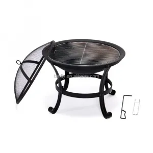 Garden Outdoor Wood Stove Fireplace Fire Pit Heating Stove for Warm Wood Burning Portable