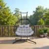 Lightweight Foldable Portable Patio Hanging Swing Chair for Camping Backyard