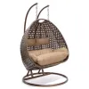 Outdoor Hanging Rattan Egg Leisure Wicker Patio Swing Chair