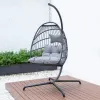Patio Outdoor Furniture Hanging Swing Chair Egg Hammock Garden Rope Swing Chair for Garden Patio