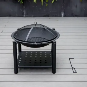 Wood Burning Stove Fire Place Space Heater Smokeless Wood Cook Stove for Outdoor Garden Patio
