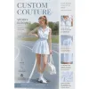 Custom Summer Fashion Collared Sleeveless High Waist Skirt Breathable Sports Casual Dress Customized by Source Factory