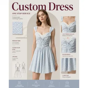 Elegant Sweet Casual Dress OEM Custom Supported