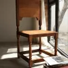 French Medieval Antique-style Solid Wood Carved Eco-Friendly Dining Chair Romantic Backrest for Hotel School Wine Cellar Use