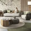 Modern Luxury Comfortable Rope Weaving UV Resistant Outdoor Sofa Set Aluminum Frame Garden Furniture Resort Hotel Villa Project