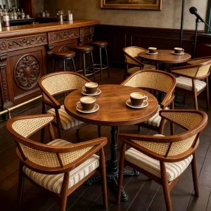 Modern Luxury Solid Wood Commercial Negotiation Sofa Set Reception Area Meeting Room Furniture for Office Hotel Lobby Project