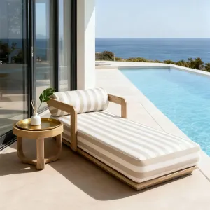 OEM ODM Luxury Sustainable Grade-A Solid Teak Wood Outdoor Sofa Set Modern Modular Garden Sectional for Resort Hotel Project