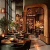 OEM ODMSustainable Solid Wood Hotel Dining Furniture Set Modern Bespoke Restaurant Table and Chairs for Five-Star Resort Project