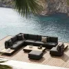 Project Garden Furniture Villa Patio Furniture Set Hotel Garden Sofas Teak Outdoor Sofa Set L Shape Sofa Outdoor Furniture Set
