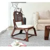 Southeast Asian Minimalist Modern Rattan Woven Living Room Chair-Durable Eco-Friendly Home Office Park Use