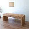 Geometric Multi-Functional Entryway Hallway Sofa Table Natural Wood Living Room Furniture