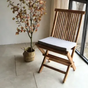 Wholesale Durable Outdoor Garden Furniture Solid Wood Folding Table Chair Set Weather Resistant Teak Patio Restaurant School