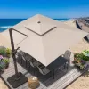 Custom Garden Beach Umbrella Large Size Outdoor Waterproof Garden Cantilever Parasol for Outdoor Dining Beach