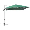 Modern Adjustable Outdoor Aluminum Quadrangle Side Column Parasol Umbrellas Bases for Outdoor Furniture Park Patio Use