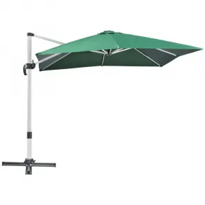 Modern Adjustable Outdoor Aluminum Quadrangle Side Column Parasol Umbrellas Bases for Outdoor Furniture Park Patio Use