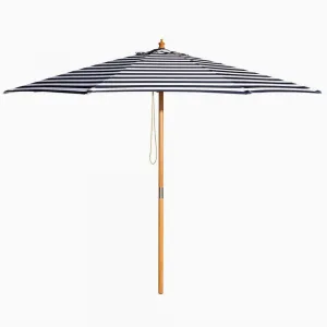 Modern Design 3M Aluminum Alloy Outdoor Furniture Sunshade Manual Opening Waterproof Polyester Sand Base Stainless Steel Pole