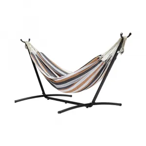 Weisen Basics Modern Eco-friendly Hammock with Metal Frame and 3D Printed Design Outdoor Furniture for Living Room