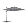 Weisen Modern Square Outdoor Furniture Patio Umbrella Solar Lights Aluminum Polyester 3m Radii Crank Lift Hotels Dining Areas