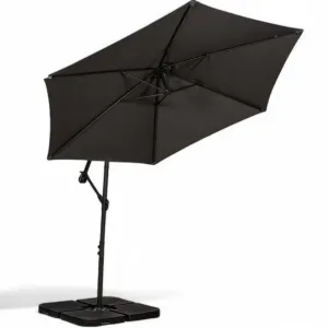 Weisen Modern Style Customized Garden Patio Sun Parasol Waterproof Outdoor Pool Cantilever Ombrelone Steel 15m Manual Opening