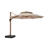11ft Heavy Duty Modern Design Outdoor Furniture Cantilever Patio Umbrella Waterproof Windproof Offset Sun Umbrella Garden Deck