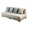 Best Sale Leisure Deep Cushion Garden Sectional Loveseat Furniture Outdoor Patio 3 Seater Lounge Couch Sofa