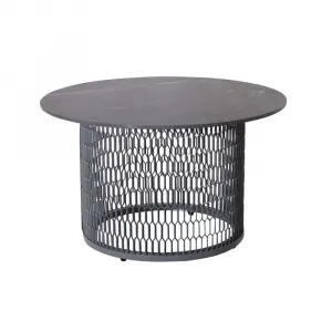 Best Sale Modern Composite Garden Furniture Outdoor Patio Aluminum Round Coffee Table