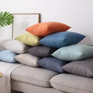 Decorative Waterproof Pattern Polyester Cotton Fabric Garden Patio Outdoor Furniture Dustproof Cushion Throw Pillow
