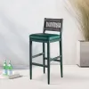 Luxury Best PU Aluminum Bistro Counter Height Chairs Furniture Outdoor Garden Rope High Bar Stools