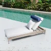 Luxury Modern Exterior Garden Chaise Lounge Sunbed Furniture Outdoor Patio Pool Aluminum Sun Lounger Chair